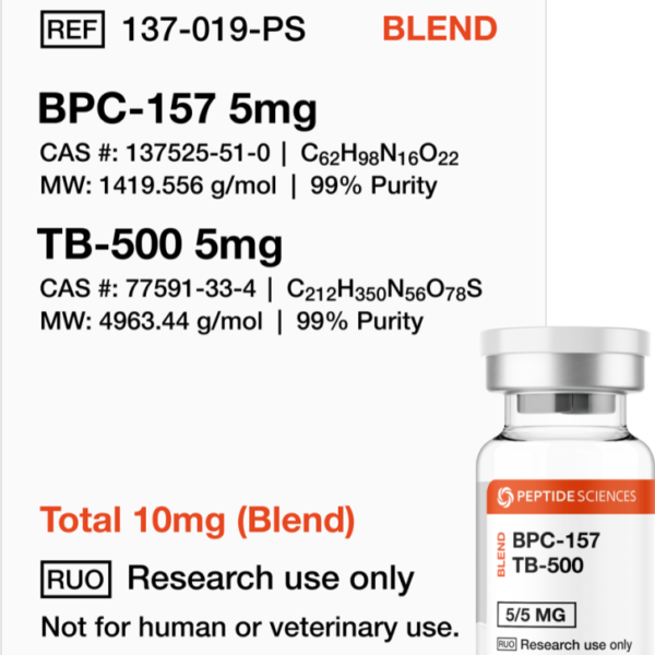 BPC-157 + TB-500 blend, healing peptide stack, dual peptide therapy, tendon repair peptide, ligament healing, muscle regeneration peptide, buy BPC157 and TB500 online, research peptides combo, anti-inflammatory peptide blend, angiogenesis peptide, ChemDope peptides, wound healing peptide