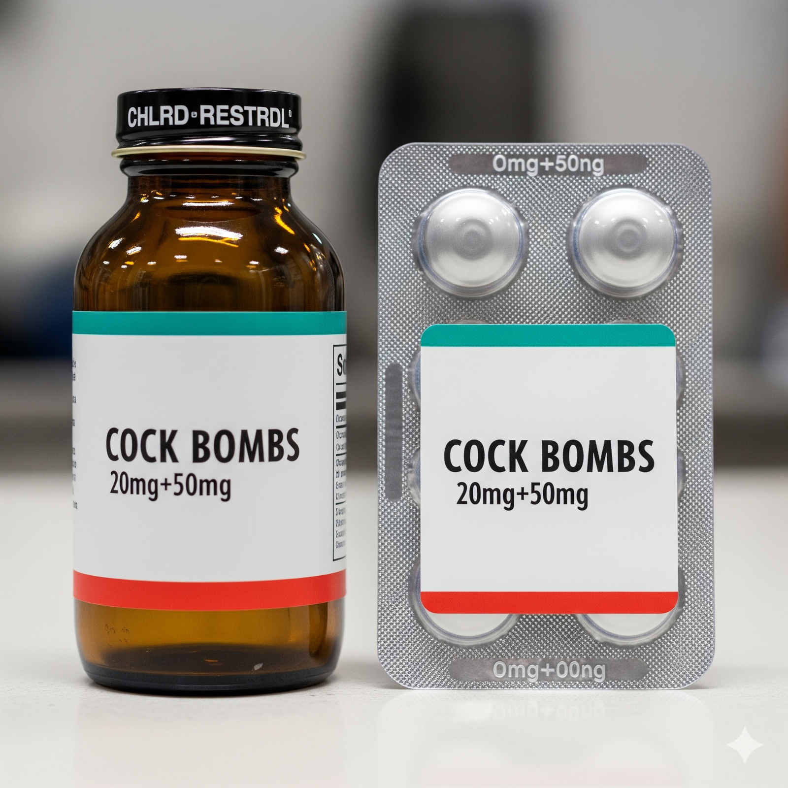 Cock Bombs 20mg+50mg Cock Bombs 20mg+50mg